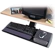 / KMW60067 / Adjustable Keyboard Platform with Articulating Arm, 21-1/4 x 11, Gray / Sold as 1 EA