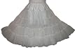New White Tea Length Crinoline Slip ~ Perfect for Extra Fullness for Pageant & Flower Girl Dresses