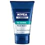 Nivea for Men Purifying Face Wash, Oil Control, 5-Ounce Tubes (Pack of 4)
