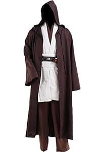 Fantasy Shop Star Wars Obi-wan Kenobi Jedi Cosplay Costume Tunic Robe (S)