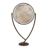 Colombo Ocean Floor Globe in Antique Size: 51.5 H x 29.1 W x 29.1 D