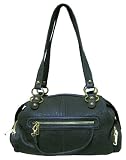Lodis Synergy Libby Satchel Leather Purse Gray