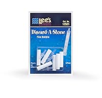 Lee's Pet Products ALE12521 6-Pack Discard a Stone Disposable Air Diffuser for Aquarium Pump, Fine
