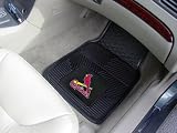 Nifty 8781 MLB-St Louis Cardinals Vinyl Universal Heavy Duty Fan Floor Mat