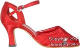 Adult's Red 20s Style Shoes (Size: Small 5-6)