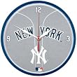New York Yankees Wall Clock - Baseball Sports Merchandise