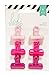 American Crafts Heidi Swapp Bulldog Clips Pinks 6 Piece