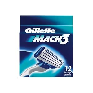 Gillette Mach3 Cartridge 12-Count