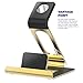 Apple Watch Stand - Poetic iPhone iwatch Dual Stand charging station holder cradle dock Updated Version[Loft] - Aluminum Stand with TPU Dock [Charging Cable & Watch Case & Watch NOT INCLUDED] for Apple Watch Gold (3-Year Manufacturer Warranty From Poetic)