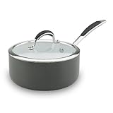 Vinaroz Vitoria Series 8-Inch Hard Anodized Sauce Pan, 3-Quart