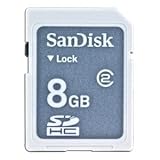 SanDisk 8GB SDHC Card Class 2 (SDSDB-8192-AW11WH, Retail Package)