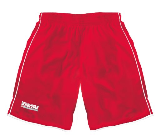 DERBYSTAR Herren Hose PRESTIGE KURZ, rot/weiss, M Preisvergleich