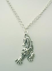 Metal Tiger Pendant with chain chain