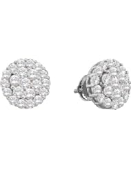 2.00CTW ROUND DIAMOND LADIES FASHION EARRINGS