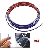 Amico Blue 4mm Width 3 Meters Flexible Soft Plastic Strip Decor for Car