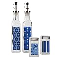 Seaside Nouveau Oil Bottles and Salt & Pepper Set