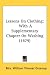 Lessons On Clothing: With A Supplementary Chapter On Washing (1879)