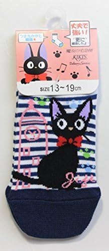 Majo Kiki's delivery service front desk crew length socks Navy 13-19 cm