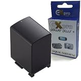 Ex-Pro Canon [EXACT] BP-827, BP827 Super High Capacity Power Plus+ 2 Year Warranty exact Replacement Lithium Li-on Digital Camera Battery for CANON Vixia/Legria HF10, HF11, HF20, HF21, HF100, HF200, HG20, HG21, HF G10, HF M31, HF M36, HF M41, HF M46, HF M306, HF M406, HF R200, HF S10, HF S11, HF S20, HF S21, HF S30, HF S100, HF S200, HG20, HG21 (Ex-Pro EXACT Replacement unit - Charges on Canon unit & Battery life indicated.)