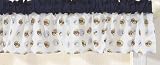 Bedtime Originals Wiggle Wagon Window Valance - Blue