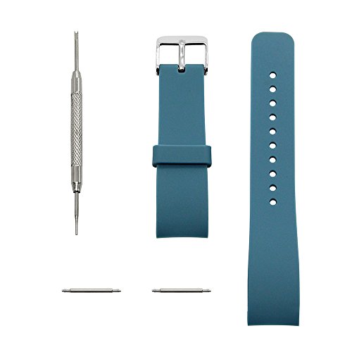 Samsung Gear S2 Classic Band, V-MORO Slate Replacement Rubber Band For Gear S2 Classic Smart Watch (Slate)