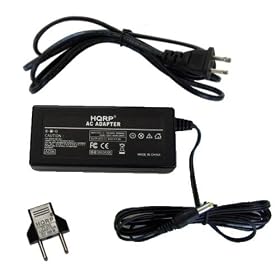 HQRP AC Power Adapter for PANASONIC DMC-FZ35 DMC-FZ35K DMC-FZ38 DMC-FZ3EG DMC-FZ3PP Digital Camera plus Euro Plug Adapter