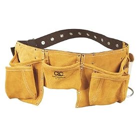 Click here to buy CUSTOM LEATHERCRAFT -527X 12PKT CONST APRON by Clc/Custom Leather Craft.