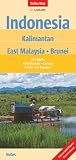 Nelles Map Indonesia: Kalimantan - East Malaysia - Brunei (Landkarte) 1 : 1 500 000. City Maps: Bandar Seri Begawan, Kota Kinabalu, Kuching