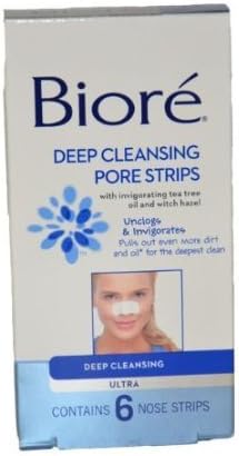 Ultra Deep Cleansing Pore Strips by Biore, 6 Count/ Clearance (Packing presentation may change)