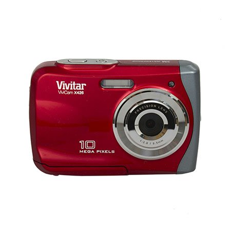 detail Vivitar 10MP Waterproof Digital Camera (VX426-RED-PR)