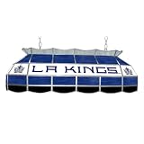 NHL Los Angeles Kings Stained Glass 40 inch Lighting Fixture
