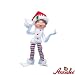 9" White Shimmermint Elf By Annalee
