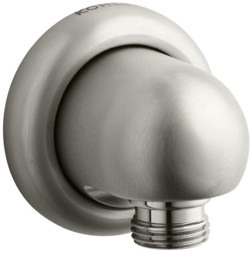 KOHLER K-9513-BN MasterShower Wall Supply Elbow, Vibrant Brushed Nickel