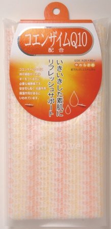 ボディタオル　コエンザイムQ10配合
