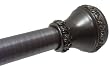 Aquatico Ivy Shower Curtain Tension Rod, Oil Rubbed Bronze