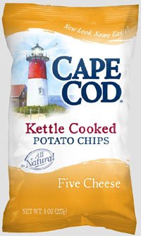 Cape Cod Chips *New* Five Cheese 8 Oz. (4 Bags) Cape Cod Chips *New* Five Cheese 8 Oz. (4 Bags)