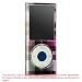 NEW Burbbery Checkbox Checkered Hot Pink Snap-On Cover Case Cell Phone Protector for Apple iPod Nano 4th 4 Generation Chromatic + Lanyard Gift