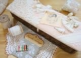 ボンクラージュ 布製品 乙女のクラシカルバスケット/