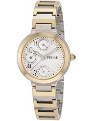 Pedre Womens 5020TX Two-Tone Multi-Function Bracelet Watch
