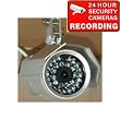 1/3" IR SONY CCD Color Infrared Camera weatherproof free surveillance warning sticker IR30SK 1CX