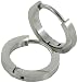 Stainless Steel Thin Huggie Hoop Earrings