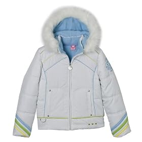 Girls’ Snowboard Jacket – White thumbnail