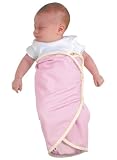 The First Years Easy Wrap Swaddler - Pink with Sheep