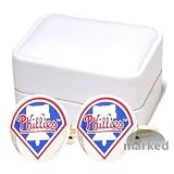 Philadelphia Phillies MLB Logod Executive Cufflinks w/Jewelry Box