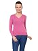 Renka Light Pink Color Knitted Pullover Sweater for Women RS.699.00