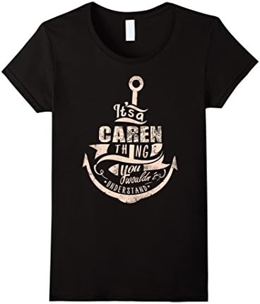 Women's CAREN T-shirt, Nobody is perfect but if your name is CAREN XL Black