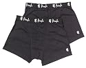 Pringle Mens Two Pack Boxer Short Black