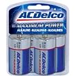 AC Delco D Maximum Power Alkaline Retail Battery - 4 Pack