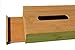 Bamboo Napkin Holder Tissue Box Cover Restaurants Coffee Hotels Office (1, Outside dimension: L: 10 x W: 5.5 x H: 3.25 inches)