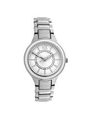Armani Exchange Silver Stainless Steel Bracelet Womens watch #AX5120